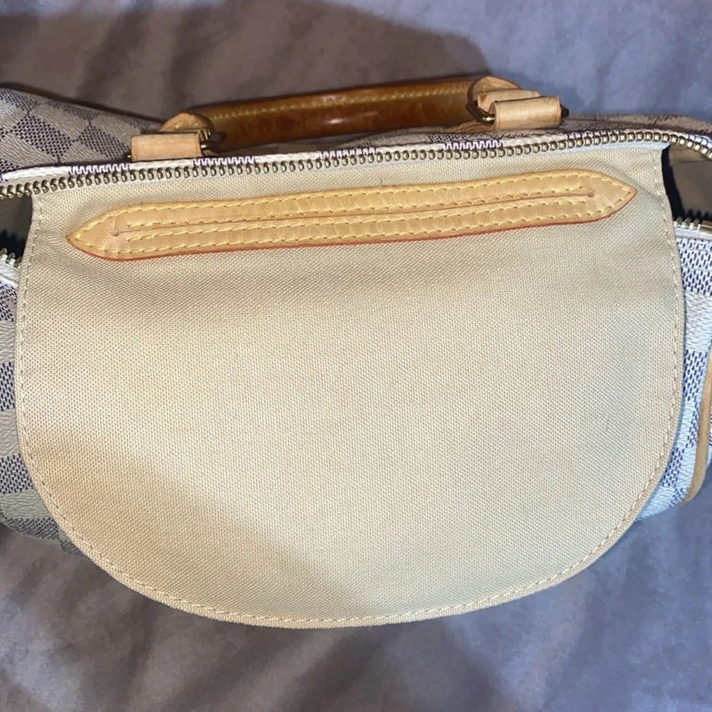 Louis Vuitton Speedy 25 Damier Azur Satchel